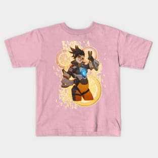 OverWatch Tracer Peace Kids T-Shirt